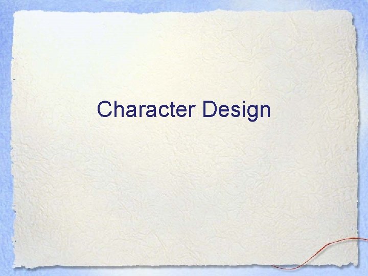 Character Design 