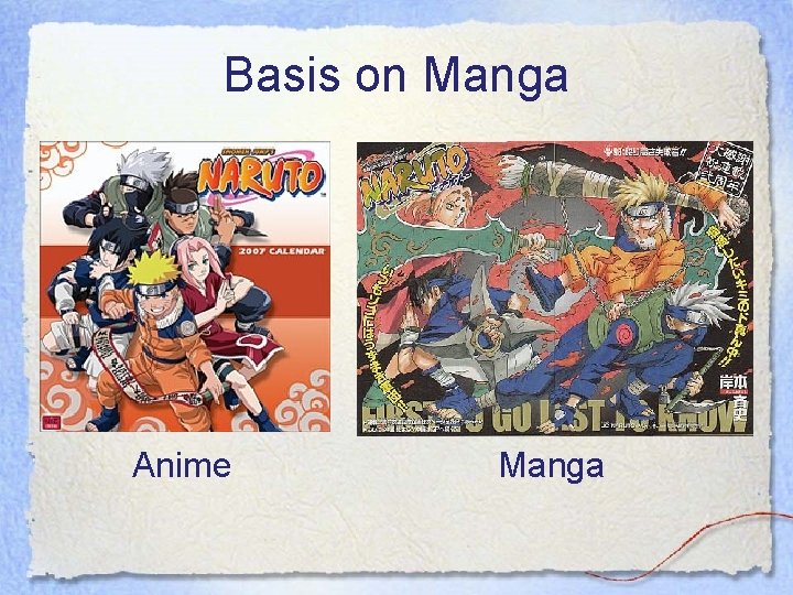 Basis on Manga Anime Manga 