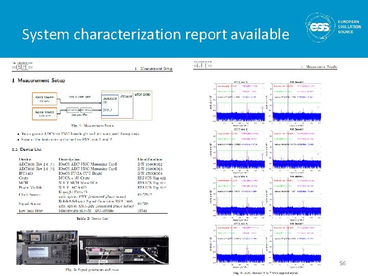 System characterization report available 56 