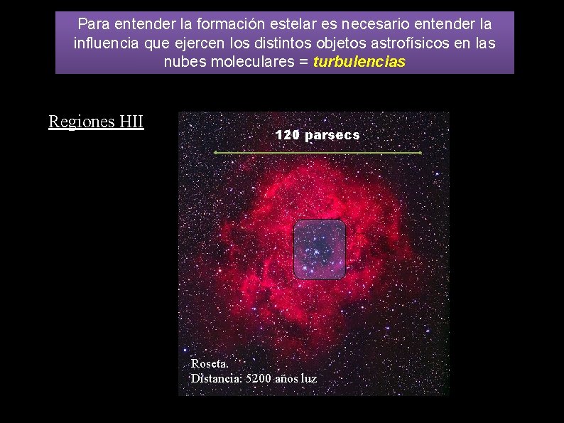 Para entender la formación estelar es necesario entender la influencia que ejercen los distintos