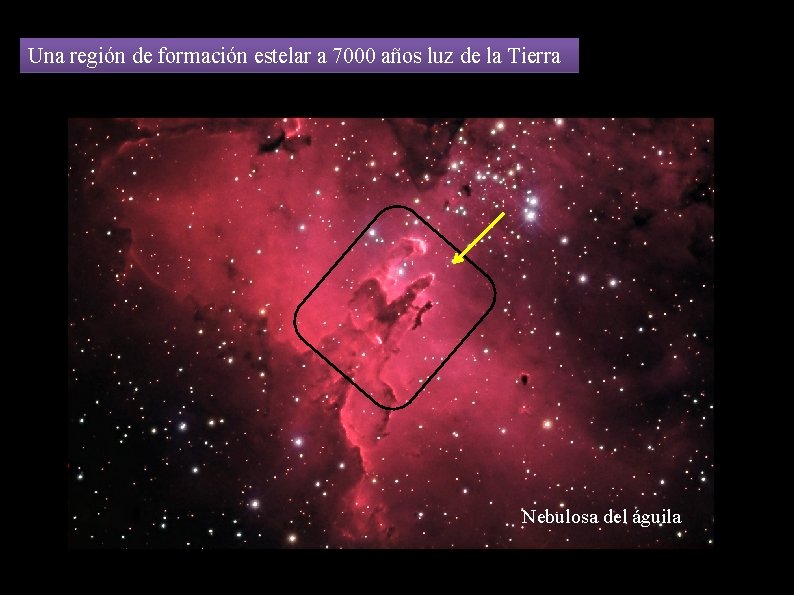 Una región de formación estelar a 7000 años luz de la Tierra Nebulosa del