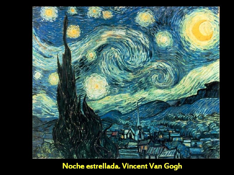 Noche estrellada. Vincent Van Gogh 