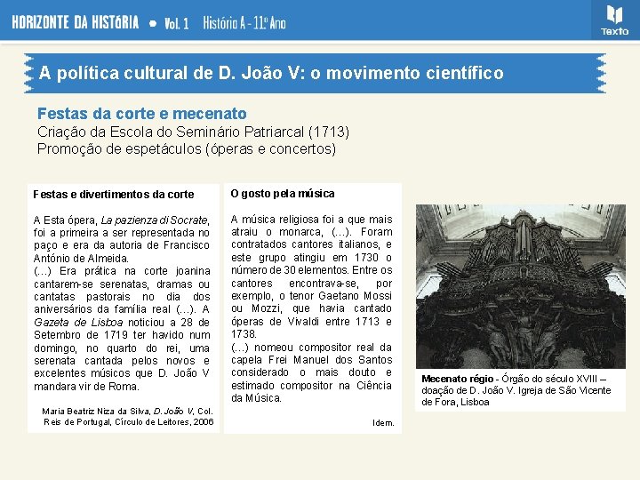 A política cultural de D. João V: o movimento científico Festas da corte e