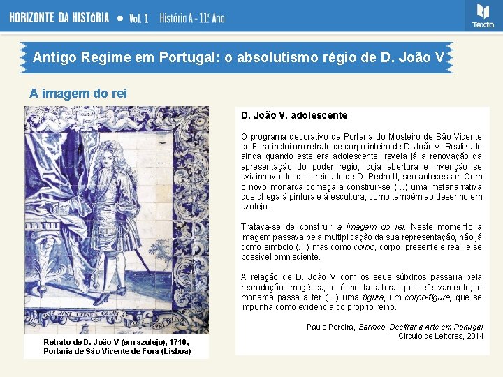 Antigo Regime em Portugal: o absolutismo régio de D. João V A imagem do