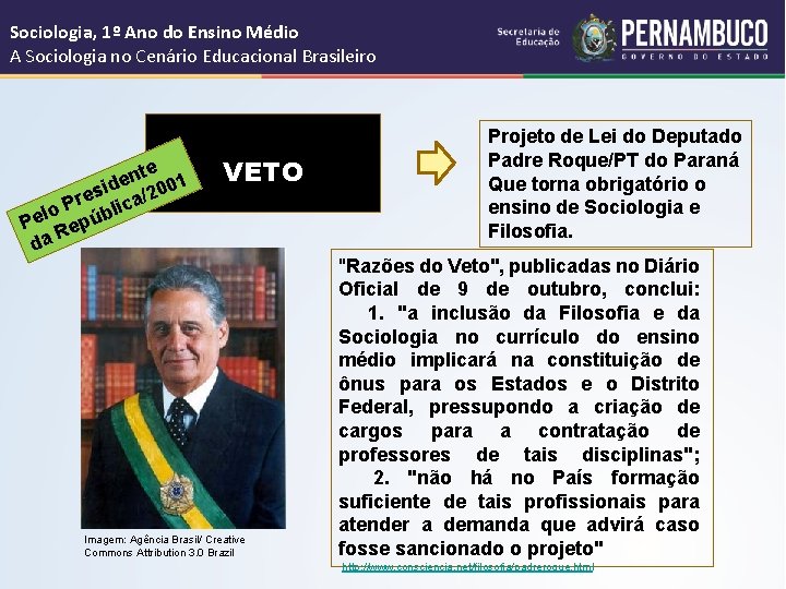 Sociologia, 1º Ano do Ensino Médio A Sociologia no Cenário Educacional Brasileiro e t