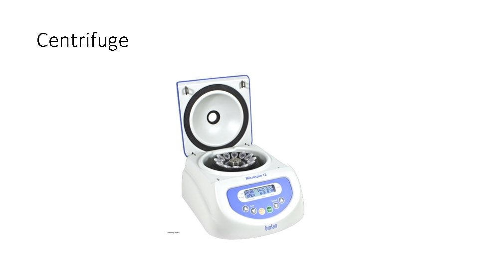 Centrifuge 