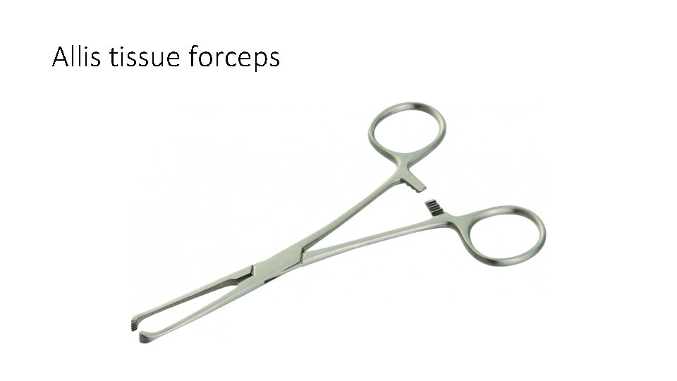 Allis tissue forceps 