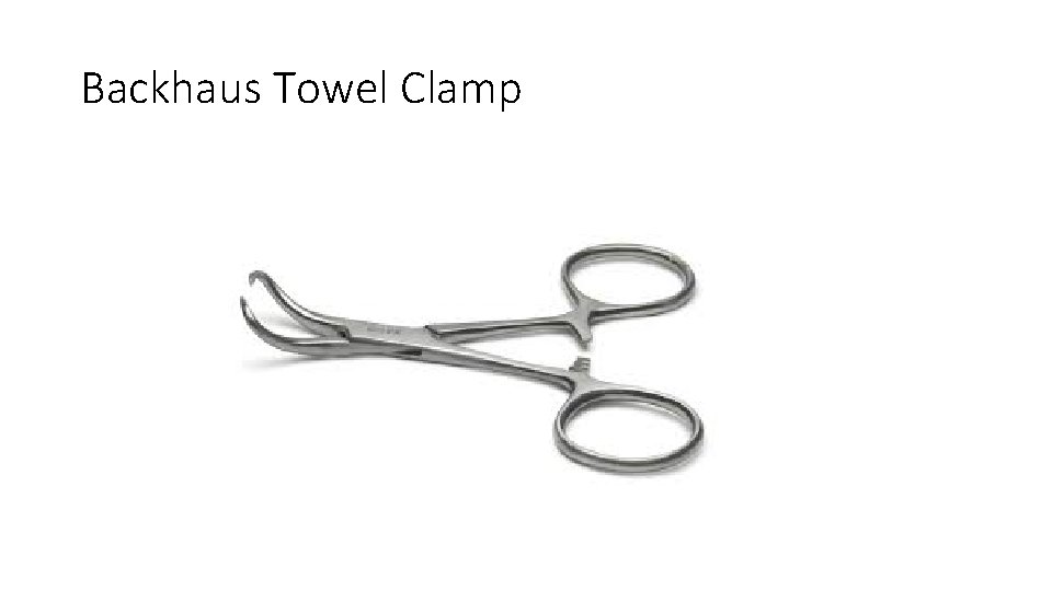 Backhaus Towel Clamp 