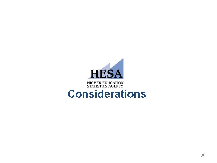 HESA Considerations 56 