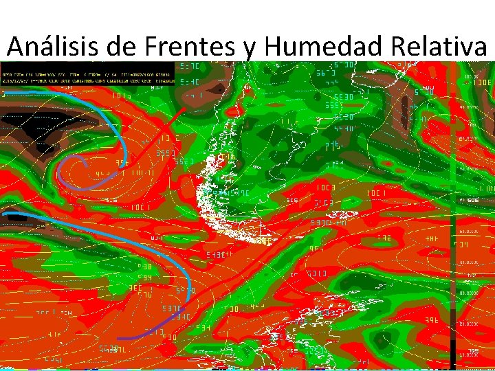 Análisis de Frentes y Humedad Relativa 