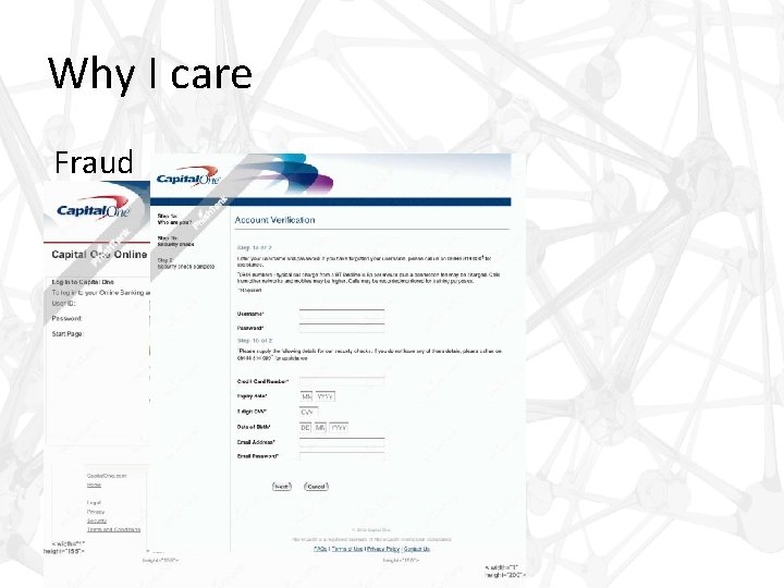 Why I care Fraud 