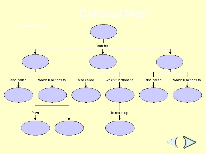 Concept Map Section 12 -3 can be also called which functions to from also