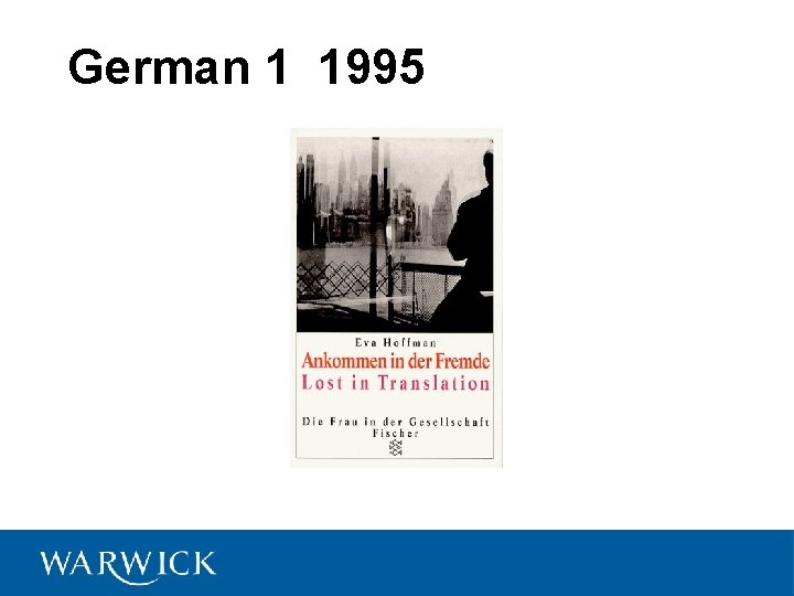German 1 1995 