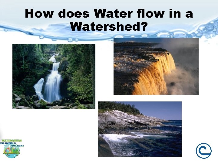 How does Water flow in a Watershed? 