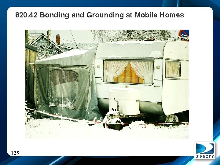 820. 42 Bonding and Grounding at Mobile Homes 125 