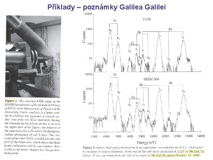 Příklady – poznámky Galilea Galilei 