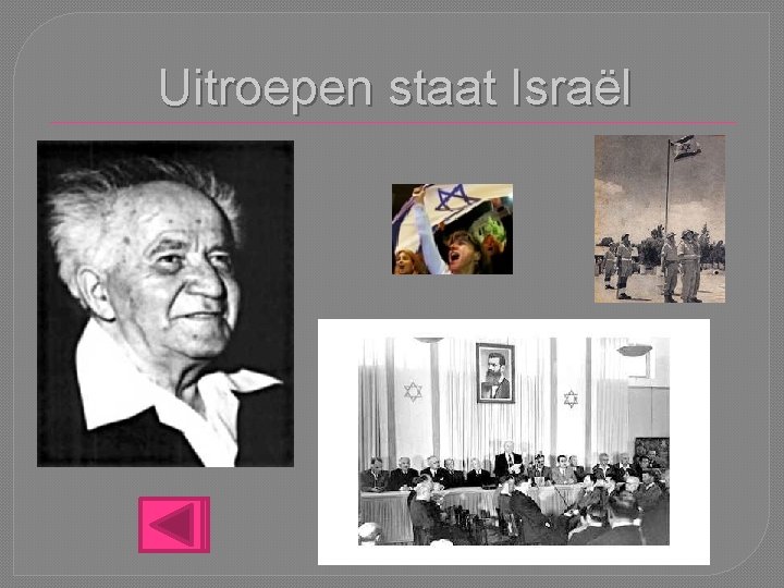 Uitroepen staat Israël 