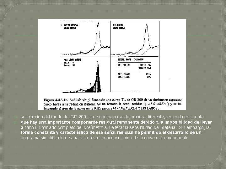 � � sustracción del fondo del GR-200, tiene que hacerse de manera diferente, teniendo � � sustracción del fondo del GR-200, tiene que hacerse de manera diferente, teniendo
