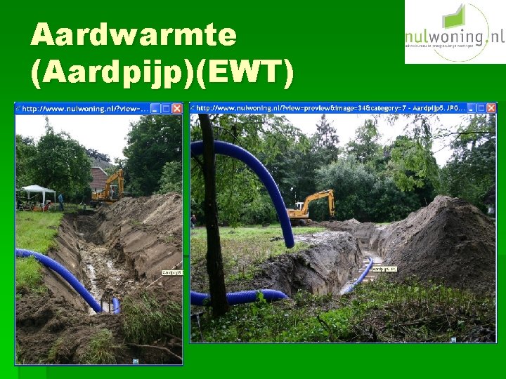 Aardwarmte (Aardpijp)(EWT) 