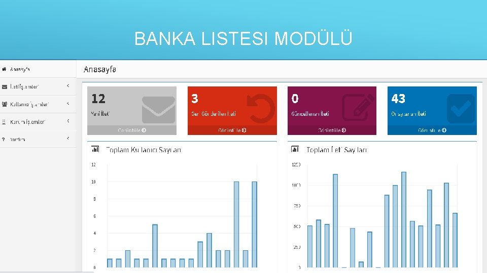 BANKA LISTESI MODÜLÜ 