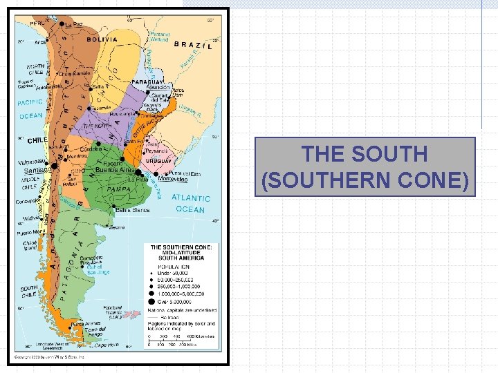 THE SOUTH (SOUTHERN CONE) 