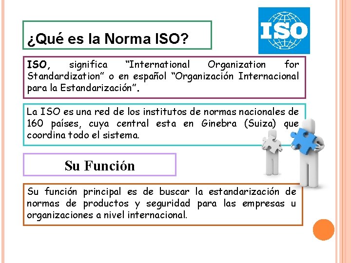 LA NORMA ISO 9001 2008 Qu es la