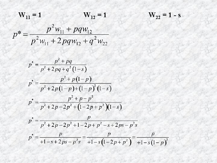 W 11 = 1 W 12 = 1 W 22 = 1 - s W 11 = 1 W 12 = 1 W 22 = 1 - s
