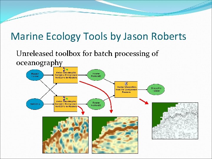 Marine Ecology Tools by Jason Roberts Unreleased toolbox for batch processing of oceanography 