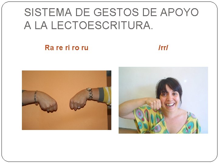 Sistema De Gestos De Apoyo A La Lectoescritura