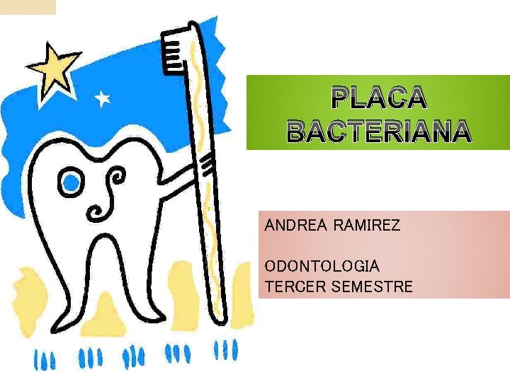 PLACA BACTERIANA ANDREA RAMIREZ ODONTOLOGIA TERCER SEMESTRE 