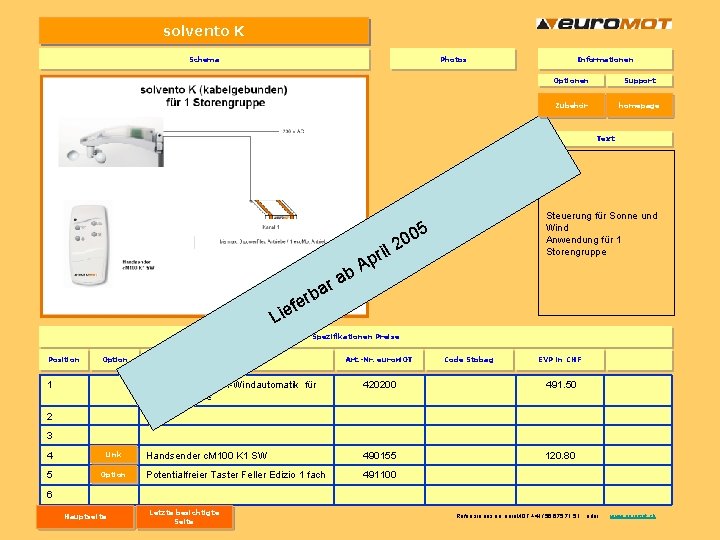 solvento K Schema Photos Informationen Optionen Support Zubehör homepage Text b a ar ril solvento K Schema Photos Informationen Optionen Support Zubehör homepage Text b a ar ril
