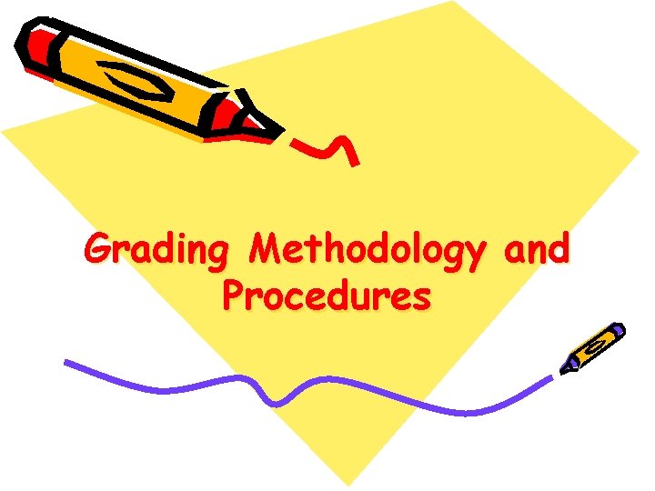 Grading Methodology and Procedures 