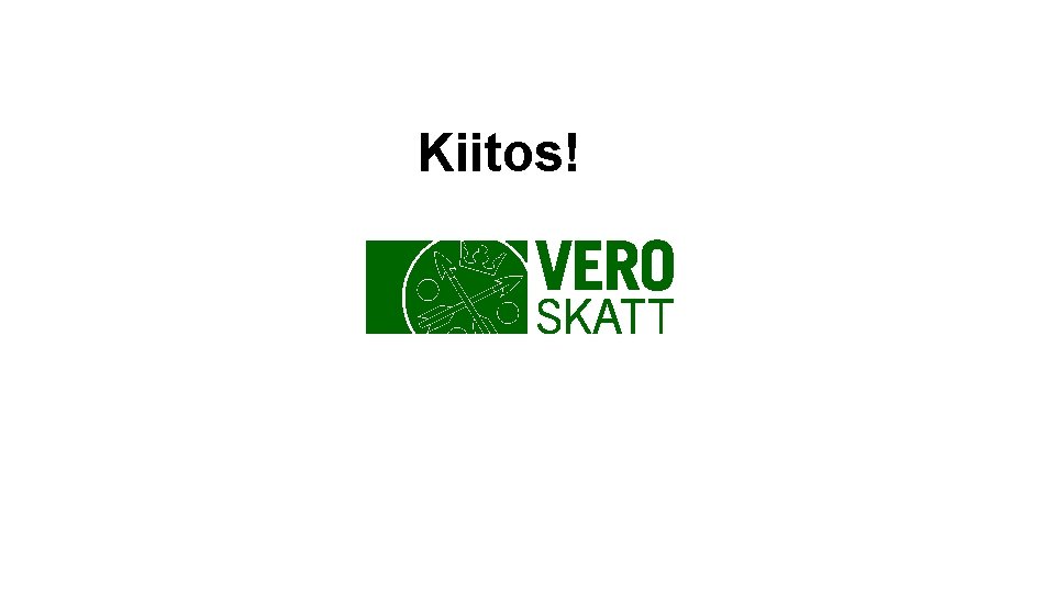 Kiitos! 17 7. 12. 2020 