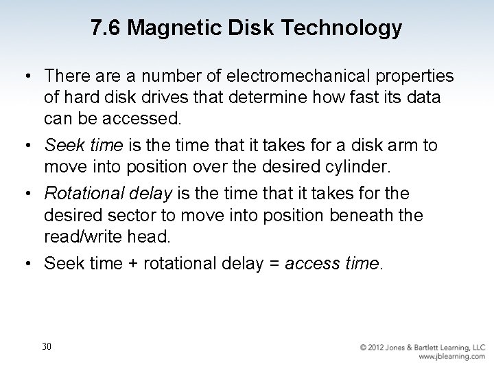 7. 6 Magnetic Disk Technology • There a number of electromechanical properties of hard 7. 6 Magnetic Disk Technology • There a number of electromechanical properties of hard