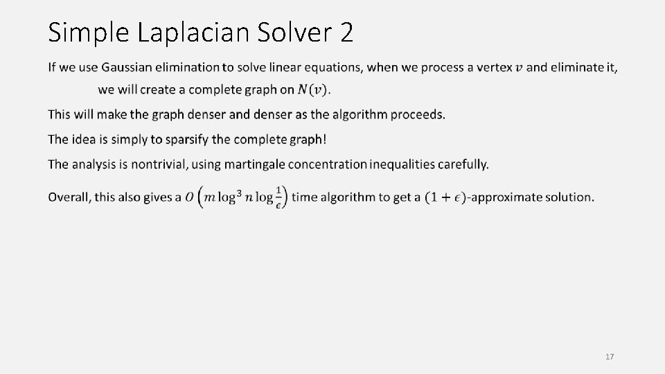 Simple Laplacian Solver 2 17 