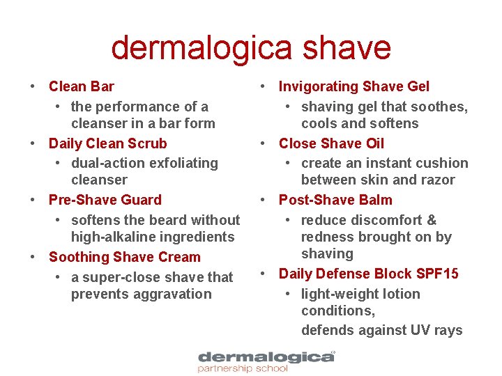 dermalogica shave • Clean Bar • the performance of a cleanser in a bar