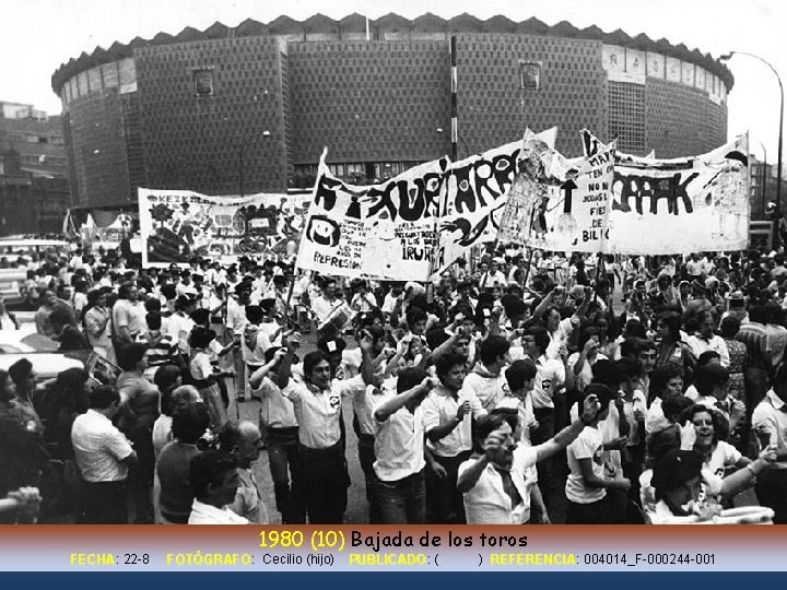 1980 (10) Bajada de los toros FECHA: FECHA 22 -8 FOTÓGRAFO: FOTÓGRAFO Cecilio (hijo)