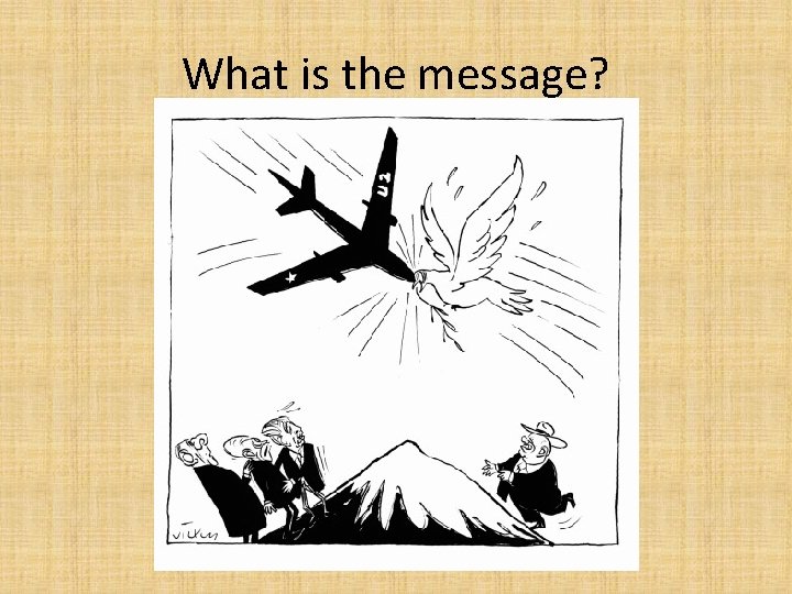 What is the message? 