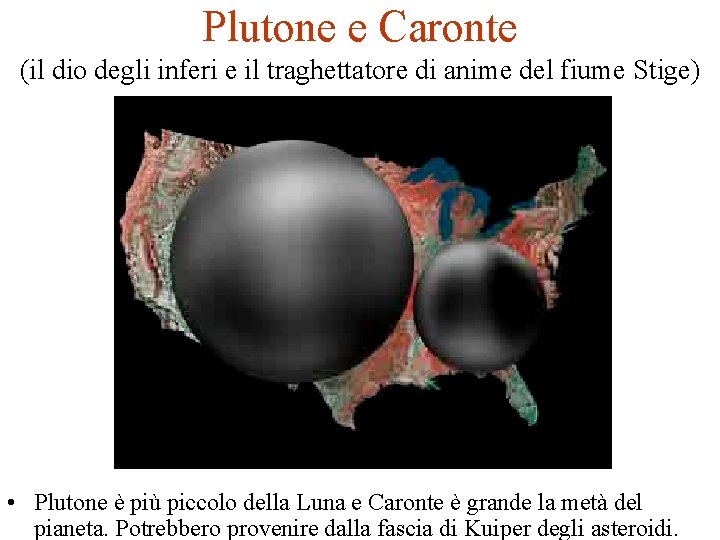 Plutone e Caronte (il dio degli inferi e il traghettatore di anime del fiume