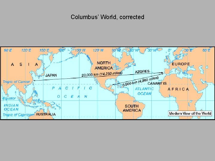 Columbus’ World, corrected 