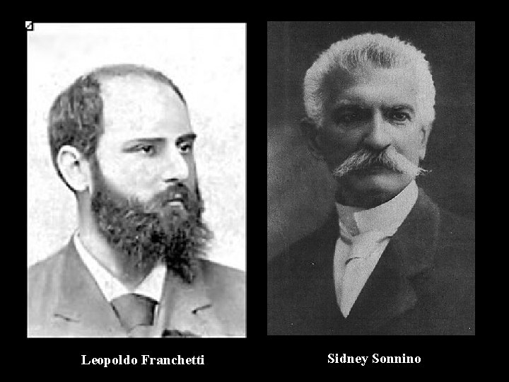 Leopoldo Franchetti Sidney Sonnino 