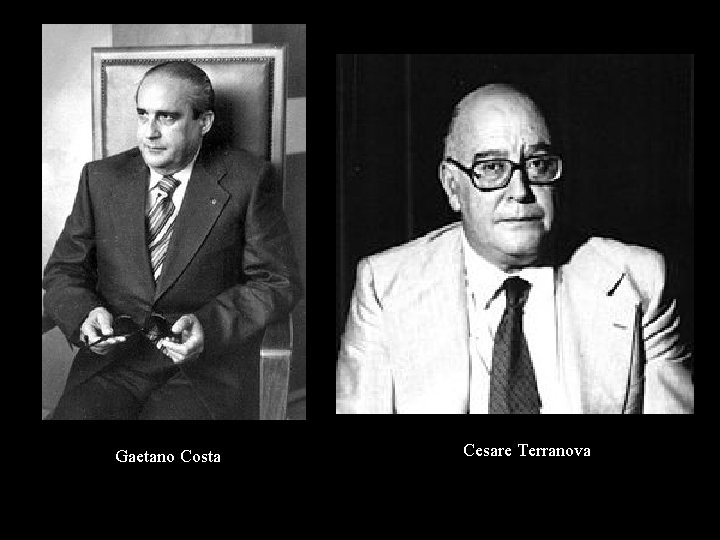 Gaetano Costa Cesare Terranova 
