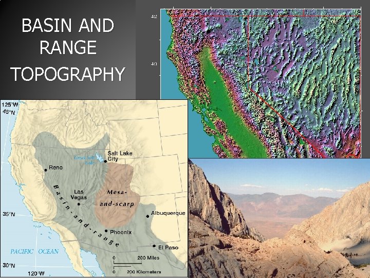 BASIN AND RANGE TOPOGRAPHY 