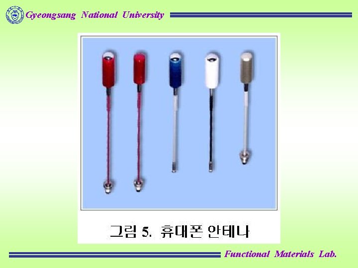 Gyeongsang National University Functional Materials Lab. 