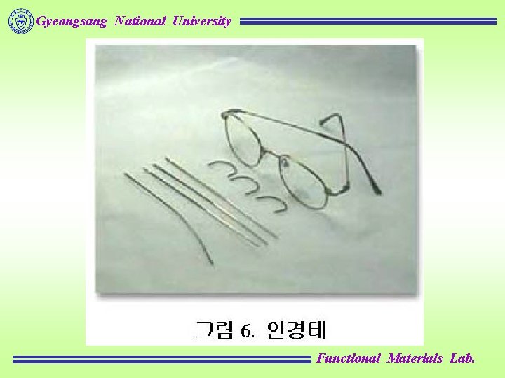 Gyeongsang National University Functional Materials Lab. 