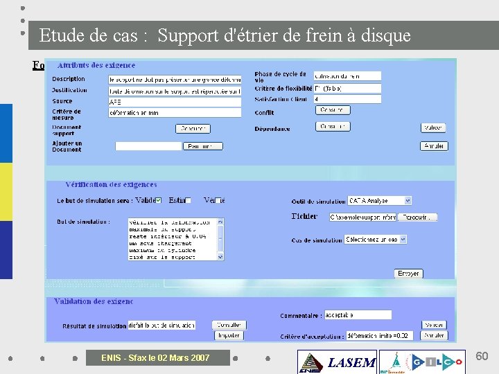 Etude de cas : Support d'étrier de frein à disque Formulation du but de