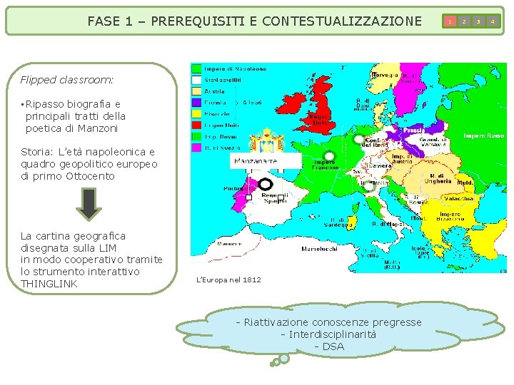 FASE 1 – PREREQUISITI E CONTESTUALIZZAZIONE Flipped classroom: • Ripasso biografia e principali tratti