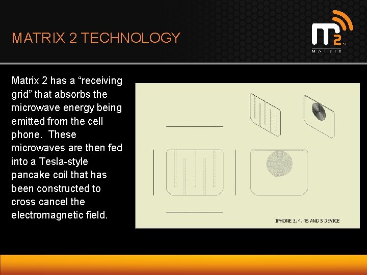 MATRIX 2 TECHNOLOGY Matrix 2 has a “receiving grid” that absorbs the microwave energy