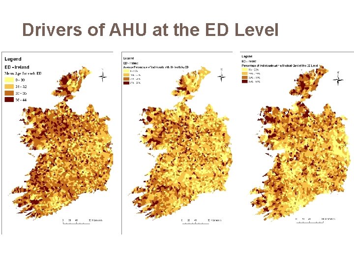 Drivers of AHU at the ED Level 