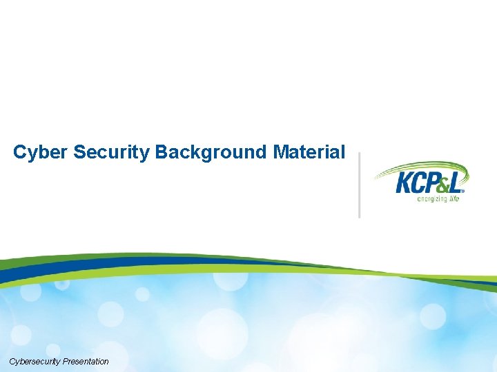 Cyber Security Background Material Cybersecurity Presentation 